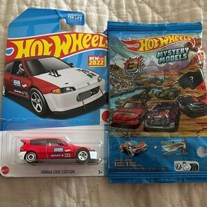 HOT WHEELS  (LOT OF 2) One Honda and One Mystery Model / BRAND NEW